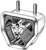 SOPORTE DE MOTOR   C20. D20 AÑOS 93 AL 96 Y SILVERADO AÑO 97 / DIESEL