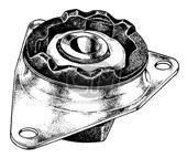 SOPORTE DE MOTOR   (LADO IZQUIERDO) UNO FASE II. 1.4 NAFTA