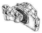 SOPORTE DE MOTOR   (LADO DERECHO) PUNTO 1.48V NAFTA