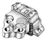 SOPORTE DE MOTOR   (LADO IZQUIERDO) TORO 2.0 JTD 4X2 (CAJA MANUAL)