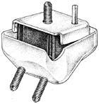 SOPORTE DE MOTOR   DELANTERO LADO IZQUIERDO RANGER DIESEL 2.5