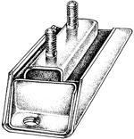SOPORTE DE CAJA  VEL F100 CON MOTORESMWM DIESEL Y NAFTA 4.2 (DORADO)