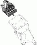 SOPORTE DE MOTOR   (LADO DERECHO) TRANSIT 00/..