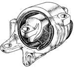 SOPORTE DE MOTOR   (LADO CAJA) COURIER AÑO 2002 /..