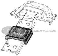 SOPORTE DE MOTOR   DELANTERO (LADO IZQ) F100 MOTOR MWM AÑO 1999 EN ADELANTE