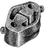 SOPORTE CAÑO ESCAPE DELANTERO FOCUS 1.8L Y 2.0 L NAFTA AÑO 99 EN ADEL.