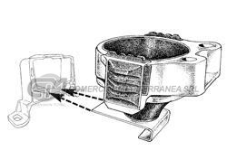 SOPORTE DE MOTOR   (LADO DERECHO) FOCUS 1.6 SIGMANAFTA L/NUEVA (ELASTOMERICO)