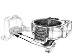 SOPORTE DE MOTOR   (LADO DERECHO) FOCUS II DURATEC 2.0 AÑO 2009/.. (ELASTOMERICO)