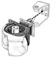 SOPORTE DE MOTOR   (LADO IZQUIERDO) DELANTERO RANGER 2012/..3.2 MOTOR PUMA (4X2)