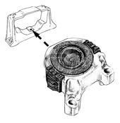 SOPORTE DE MOTOR   (LADO DERECHO) (NO HIDRAULICO) FOCUS II DIESEL