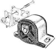 REPUESTO SOPORTE DE MOTOR   (L/IZQ) FOX Y SURAN. NAFTA/DIESEL