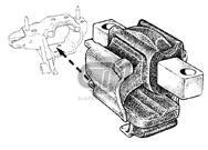 REPUESTO ART.4501 (SOP.DE MOTOR L/I FOX SURAN. GOL TREND Y VOYAGE)