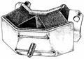 SOPORTE DE MOTOR   TRASERO CENTRAL R9 Y R11.