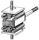 SOPORTE DE MOTOR   TRASERO EXPRESS DIESEL