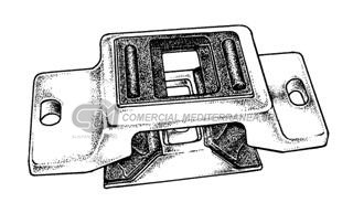 SOPORTE DE MOTOR   (LADO IZQUIERDO) MASTER III 2.3 DCI