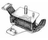 SOPORTE DE MOTOR   DELANTERO HILUX 2.5Y 3.0 AÑOS 2005 AL 2015