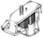 SOPORTE DE MOTOR   DELANTERO ISUZU NAFT.(L/I) 2.3 (4X4) 2.6 (4X2 Y 4X4) Y DIESEL 4.2